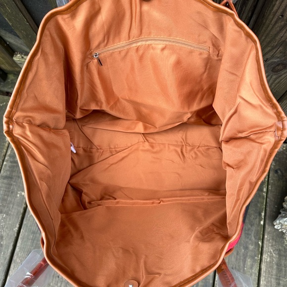 ❤️NEW BUFFALO PLAID TOTE BAG PURSE w/ CREDIT CARD ID BANGLE WRISTLET & TASSEL❤️ - Picture 6 of 9